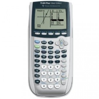Graphing Calculator Texas Instruments TI 84 Plus Silver Edition